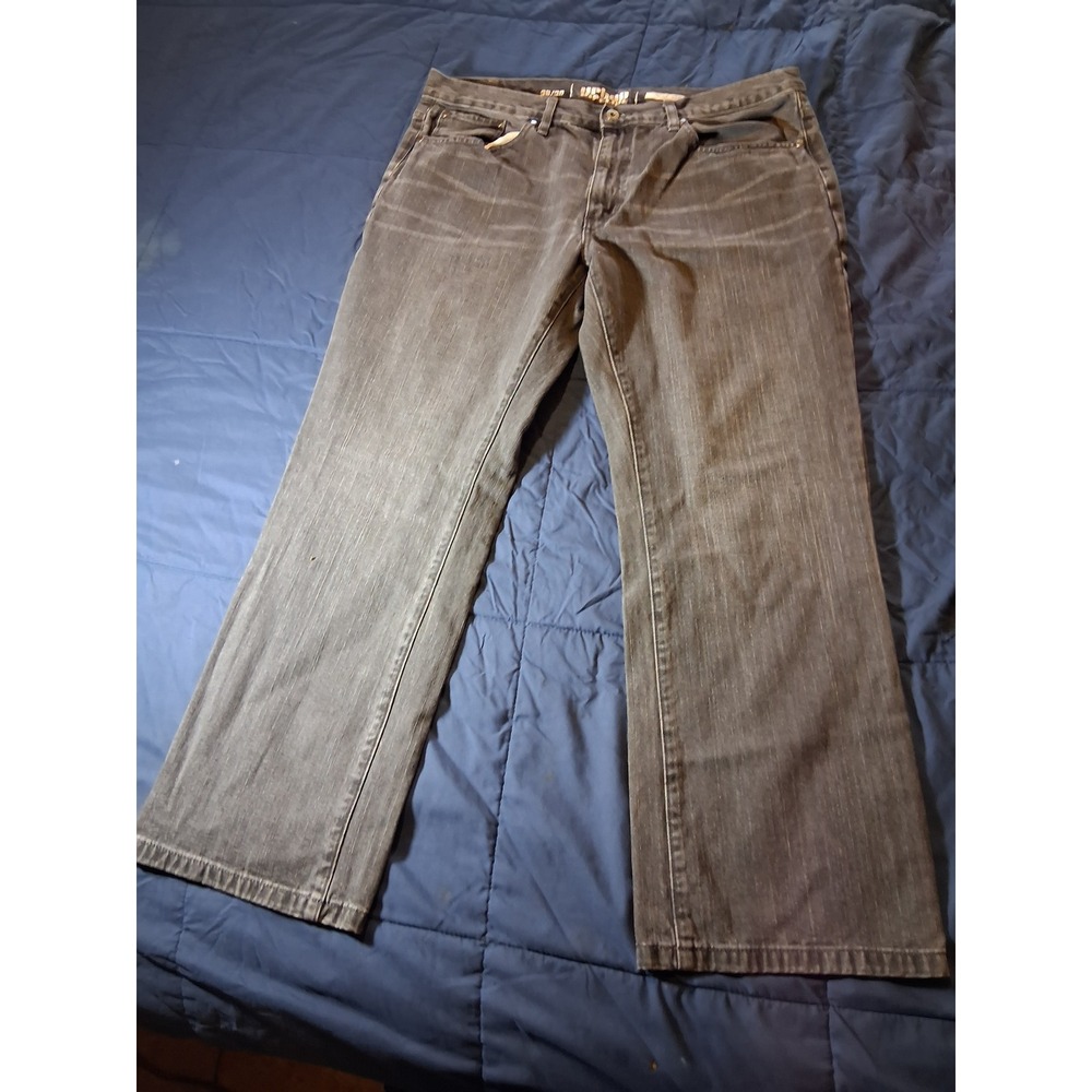 Urban Pipeline Mens Slim Straight Jeans Charcoal Gray Denim 38x30